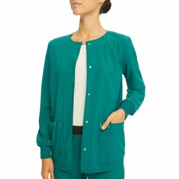 Scrubstar Jackets & Coats Womens Green Scrub Jacket Scrubstar Xs S